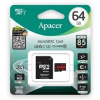 Apacer paměťová karta Secure Digital Card V10, 64GB, micro SDXC, AP64GMCSX10U5-R, UHS-I U1 (Class 10), s adaptérem