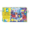 Midi kreatívna sada Penové nálepky a svietiaci piesok Fluorescent Sand Foam Stickers Atelier Janod 3 obrázky od 6 rokov J09166