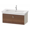 DURAVIT White Tulip závesná skrinka pod umývadlo, 1 zásuvka, 984 x 458 x 410 mm, americký orech masív/taupe matná, WT425207760