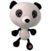 Hračka DOG FANTASY Big head panda plyšová pískací 30 cm