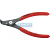KNIPEX 49 21 A11 Precizní kleště pro vnější poj. kr. 10-25 mm zahnuté 90° pot. plastem, f. na šedo