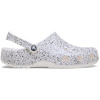 Crocs Men's Classic Sparkle Clogs White 7 (41-42)