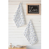 2-set utierok PANAMA KITCHEN TOWEL - Vianočná noc