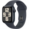 Apple Watch SE GPS 40mm Midnight Aluminium Case with Midnight Sport Band - S/M MXE73QC/A