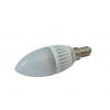 Tracon electric LED žiarovka sviečka E14 5W teplá biela
