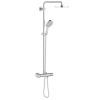 GROHE Rainshower sprchový stĺp s termostatom, hlavová, ručná sprcha, Sprchová hadica,chróm GRO 27967000