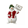 Villeroy & Boch Vianočná dekorácia, snehuliak 10 cm Christmas Classics