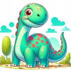 CUKROVÁ TLAČ jedlý obrázok na tortu Cukrová hmota Dinosaury jurassic + MENO