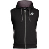 Gorilla Wear Pánska vesta Springfield S/L Zipped Hoodie Black - M