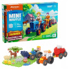 Marioinex WAFFLE mini FARMER - Traktory a vymodelovaná lúka, 110 ks