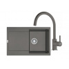 FRANKE SETG276ŠK fragranitový drez 780x500 mm MRG 611+batéria FC 6018.084 Šedý Kameň FRA 114.0700.796