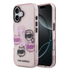 Karl Lagerfeld IML Multi K&CH Heads zadný kryt pre iPhone 17 Pink