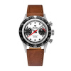 Nivada Grenchen Chronomaster Paul Newman - Inter. Bezel - Manual - Brown Leather + 5 rokov záruka a darček ZADARMO