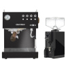 Ascaso Steel UNO PID, Black&Wood + Eureka Mignon Specialita, BL black