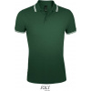 SOL´S PASADENA / Pánska polokošeľa - forest green/white L
