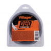 Hranatý silón do krovinorezu VILLAGER duo core, 15m 2.4mm