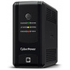 CyberPower UT850EG-FR (UT850EG-FR) Výkon: 850 VA (425 W) / Simulovaný sínusový priebeh / 3x výstup (3x zálohované) / Schuko / RJ45 / / Softvér: PowerPanel® Personal Edition