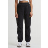 Ladies Jacquard Velvet Sweatpants - black XL
