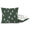 Bavlnená obliečka na vankúš Vianočné stromčeky - duo - 2.akost Veľkosť: atypický 50 x 70