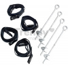 Kotviaca sada pre trampolíny Trampoline Anchor Set Exit Toys oceľová 4 kusy