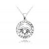Strieborný náhrdelník MINET Zodiac znamenia BÝK JMAS9405SN45