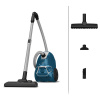 Rowenta Compact Power 900W Parquet Vreckový vysávač, strieborná/modrá ROWENTA RO3950EA