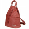 Dámsky kožený ruksak elegantná kabelka 2v1 kožená taška priestranný Beltimore