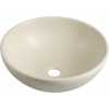 Sapho ATTILA keramické umývadlo, priemer 42,5cm, keramické,slonová kost farba DK005