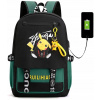 Batohová taška wlixander 5902734965172 čierna, fialová (Školský batohový taška Pokémon Pokemon Pikachu)