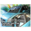 Deflektory - Protiprievanové plexi Suzuki Splash 5D od 2008 (+zadné)