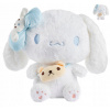 VEĽKÝ PLYŠOVÝ MEDVEDÍK HELLO KITTY CINNAMOROLL PLYŠOVÁ HRAČKA 80 CM - BIELY