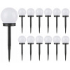 Solárne svietidlá - Solárne lampy LED záhradné svetlo 10cm - 12ks (Solárne svietidlá - Solárne lampy LED záhradné svetlo 10cm - 12ks)
