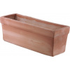 Terakotový truhlík balkónový s jednoduchým vzorom 60cm 19568