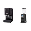 Gaggia New Classic EVO, black + Eureka Atom Specialty 75, black