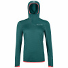 Ortovox dámska mikina Fleece Light Grid SN Hoody W | farba: pacific green, veľkosť: M