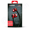 Slúchadlá HF HI-FI stereo Yookie YK180 s 3,5 mm jack-červená