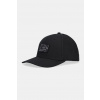 Bavlnená šiltovka Alpha Industries Crew Camo Cap čierna farba, s nášivkou, 156903 ONE SIZE