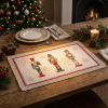 Vianočná podložka vzor luskáčik na orechy CASCANUECES 33×53 cm