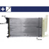 MAHLE Chladič, chlazení motoru BEHR CR 498 000S