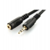 Gembird 3.5 mm stereo audio extension cable M/F, 5 m (CCA-421S-5M)