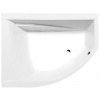 Polysan TANDEM L asymetrická vana 170x130x50cm, bílá