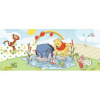 Panoramatická fototapeta - PA0368 - Macko Pú a kamaráti 250cm x 104cm - Vliesová fototapeta