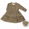 Dievčenské šaty - Bodosukkah v leopardovej tlači 80 Dress Color (Bodosukkah v leopardovej tlači 80 Dress Color)