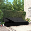 Záhradné lehátko - Vidaxl Fold -out Garden Bed s vankúšom, Polir (Vidaxl Fold -out Garden Bed s vankúšom, Polir)