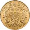 Münze Österreich Zlatá minca 20 Korona Františka Jozefa I. 1915 Novorazba 6,77 g