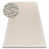 Dywany Łuszczów Koberec ORIGI 3726 krémová - Cik-cak plocho tkaná SISAL šnúrka 58x100 cm