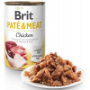 BRIT Pate & Meat Chicken Plechovka 400 g KURACIE MÄSO