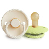 DVOJBALENIE CUMLÍKOV FRIGG ROPE CREAM/ GREEN TEA, 0-6M, KAUČUK