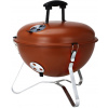 PROGARDEN Prenosný gril na drevené uhlie s vekom 37 cm tehlová (KO-C83000420)