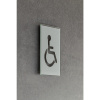 Štítok na dvere piktogram WC ,v x š 148 x 105 mm, samolepiaci